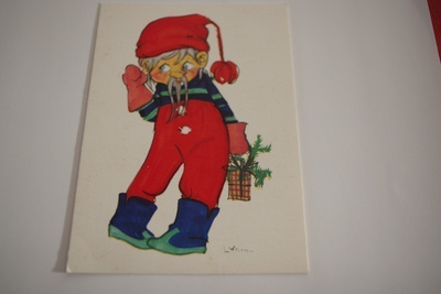 Käyttämätön joulukortti 1960-luku?