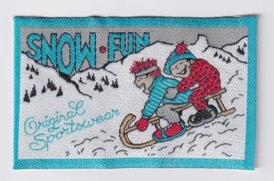 Snow fun - kangasmerkki