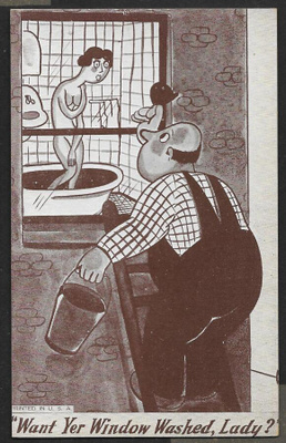 Huumorikortti - USA (ehkä 50-luku)