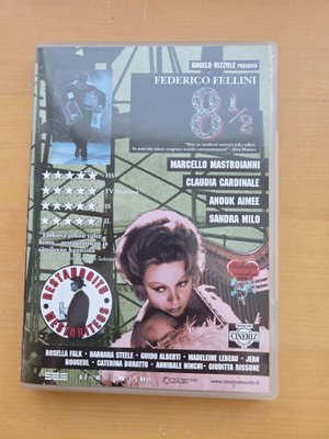 FEDERICO FELLINI 8 1/2 . DVD .MASTROANNI . CARDINALE .