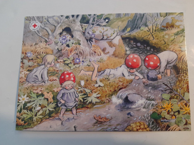 Elsa Beskow: Kärpässienilapset purolla