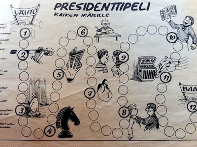Presidenttipeli kaiken ikäisille v. 1981