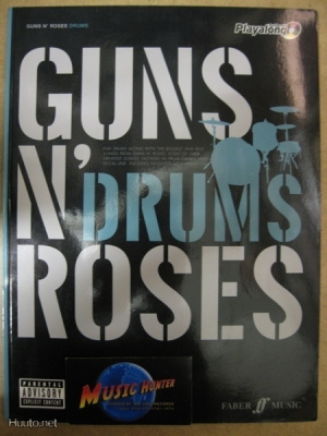 GUNS N' ROSES DRUMS NUOTTIKIRJA +CD