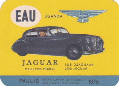AUTOKORTTI - JAGUAR MALLI 1955