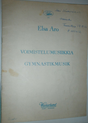 Aro, Elsa: Voimistelumusiikkia