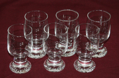 Joiku väkeväviinilasit  Iittala  Tapio Wirkkala 6 kpl