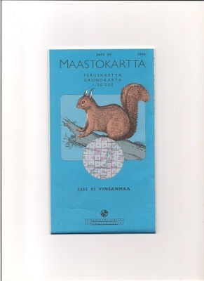 Maastokartta 1:20 000 Vinsanmaa
