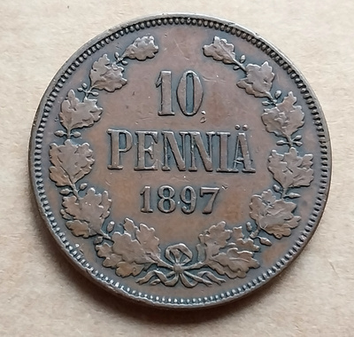 10 penniä 1897