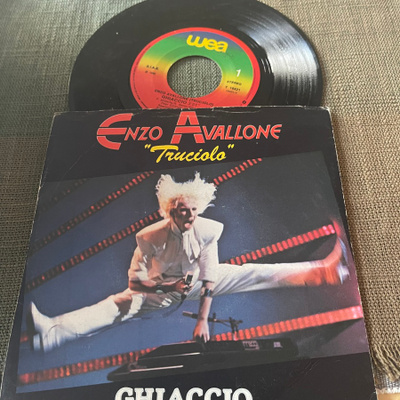 ENZO AVALLONE: Ghiaccio * Una vita.. * ITA 1980