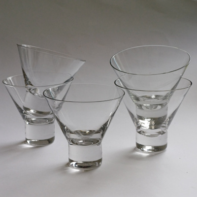 Aarne cocktaillasit 5 kpl, Göran Hongell, Iittala