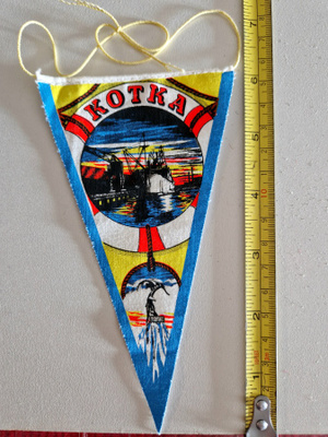 Kotka pieni vintage matkailuviiri