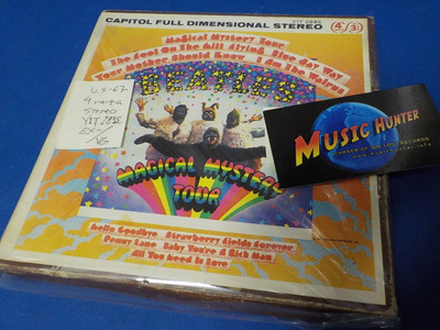 THE BEATLES - MAGICAL MYSTERY TOUR EX-/VG 4-RAITA KELA