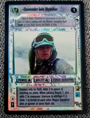 SW CCG - Commander Luke Skywalker - Foil