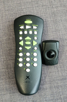 Xbox DVD kaukosäädin ja vastaanotin