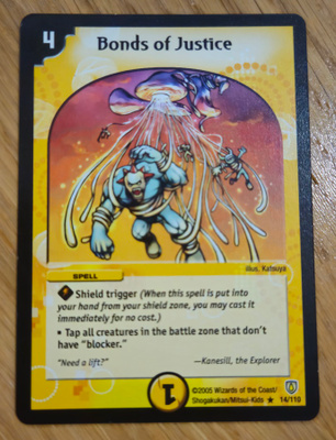 Bonds of Justice Duel Masters  Rare