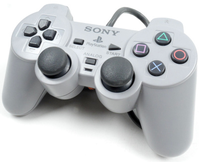 Playstation 1 Grey Controller DualShock (Refurbi