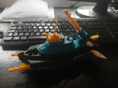 GI JOE baraccuda submarine - HEAD HUNTER STORE.