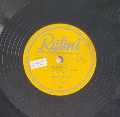 Savikiekko 1957 - Tuula Siponius - Rytmi R 6340