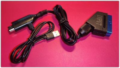 Uusi Scart - HDMI muunninadapteri #31300