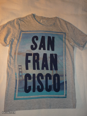San Francisco printti t-paita kokoa 158/164cm (pieni koko)