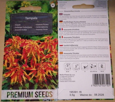 Kirjorevonhäntä 'Tampala' - siemenet #