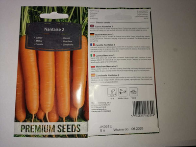Porkkana Nantaise 2 - siemenet #