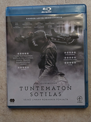 Tuntematon sotilas (2017), 2 x blu-ray.