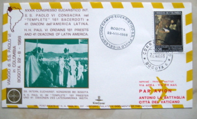 FDC-COLOMBIA 22.8.1968 (94)