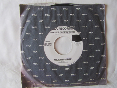 Wilburn Brothers: Milwaukee,You´re In Trouble  7" single