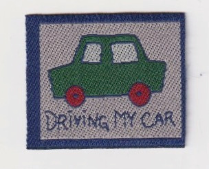 Driving my car - kangasmerkki (auto)