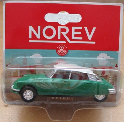 Citroen DS 19 Saloon 4 Door Green 1969 Norev Retro 1:58
