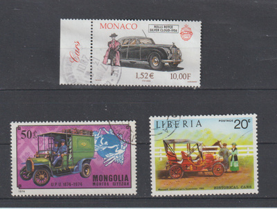 AUTOT, erä, MONACO+MONGOLIA+LIBERIA