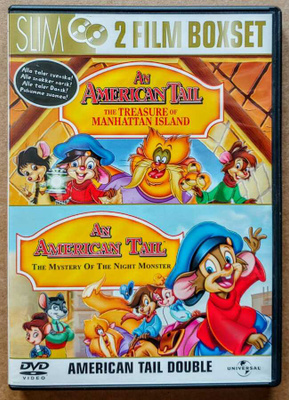2 FIEVEL DVD-elokuvaa suomeksi, 98/99/2008 Bluth / Spielberg