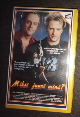 VHS Miksi Juuri Minä Christopher Lambert