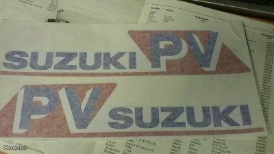 Suzuki PV 87-88 valkorunkoiseen tankintarrat nyt halvempi