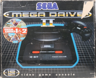 Sega Mega Drive II Console With Mega Games 6