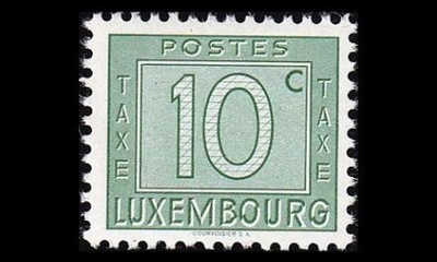 Luxemburg P-24 ** Porto 10 C (1946)