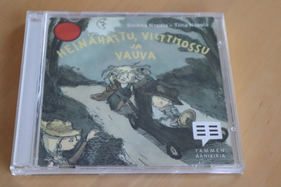 CD äänikirja Nopola: Heinähattu, Vilttitossu ja vauva (2013)
