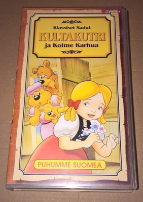 KLASSISET SADUT KULTAKUTRI JA KOLME KARHUA VHS