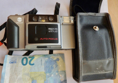 VANHA Kamera Minolta AF-E Auto Focus Japoani