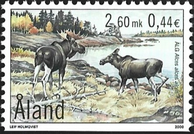 Åland 2000  ÅV 8  Hirvet  2,60 mk ** LaPe 173