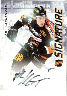 2015-16 Cardset AKI KANGASMÄKI KooKoo Signature nimmari