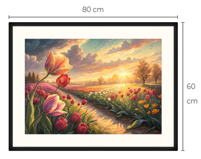 Uusi Kukkapelto maisema taulu 60 cm x 80 cm