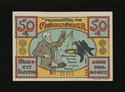 Saksa Notgeld 50 Pfg, Mögeltonder 1920