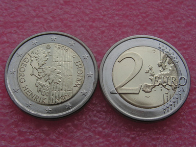 2 Euro Suomi 2016 Georg Henrik von Wright