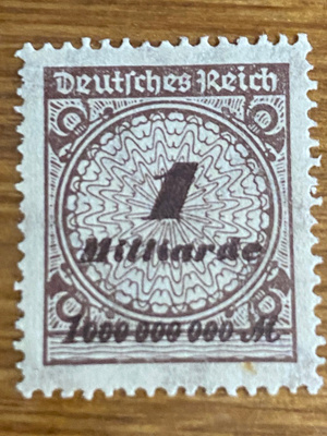 SAKSA REICH 1923 YLEISMERKKI**