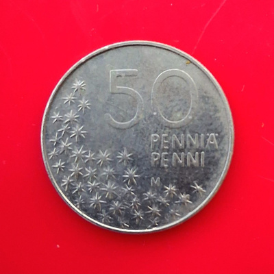 50 penniä v. 1991, Suomi