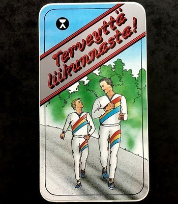 Terveyttä liikunnasta tarra