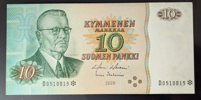 10 Markkaa 1980 tähti D0510815