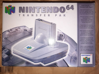 Nintendo 64 Transfer Pak alkuperäispaketissaan